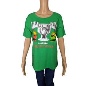 National Lampoon's Christmas Vacation Moose Mug Christmas T-Shirt L